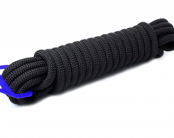 Шнур плетеный СТАНДАРТ (евромоток) 15мм/10м/чёрный - изображение 1 