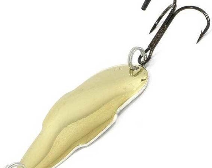 Блесна Колебалка Питер Протва 18гр. (2-х цветная) Латунь/Никель - изображение 1 