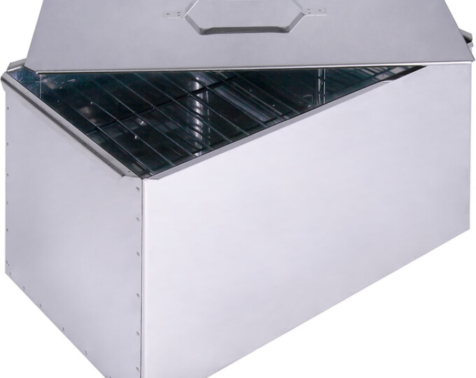 Коптильня ТОНАР «Универсал» (двухярусная, с поддоном для сбора жира, 480*280*270, сталь 0,8мм) - изображение 1 