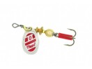 Блесна Mepps AGLIA BLANC 0 Silver/Red HT+R - изображение 1 