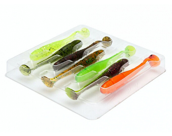 Виброхвост Lucky John Pro Series «TIOGA» 3,4in (08.64) цвет MIX2 (6шт.) - изображение 1 