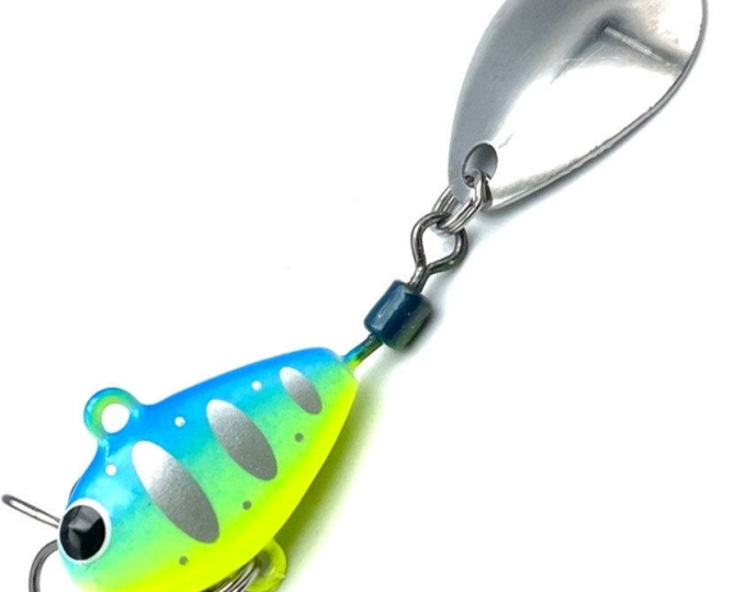 Тейл-спиннер UF-Studio Hurricane 7,5гр. цвет Blue Chart - изображение 1 