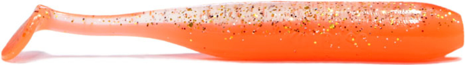 Виброхвост Kosadaka KOLBASO 100мм (4шт.) цвет ORG