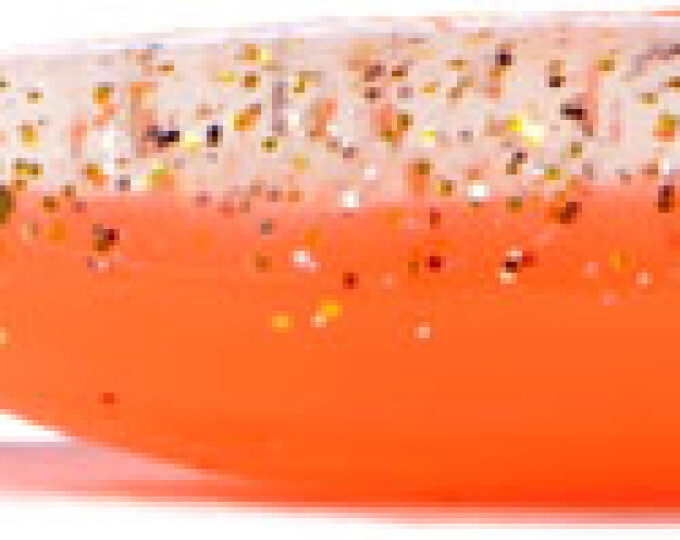 Виброхвост Kosadaka KOLBASO 100мм (4шт.) цвет ORG - изображение 1 