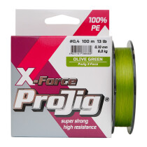 Шнур плетеный ProJig X-Force Olive Green 150м 0,18мм (13кг)