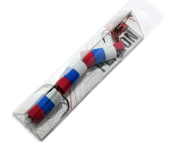 Приманка джиговая Lucky John PENNON 130 (красный/синий/белый) - изображение 1 