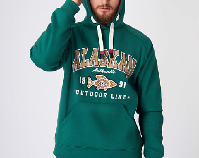 Толстовка Alaskan Promo Hoodie (зеленый) р.L - изображение 2