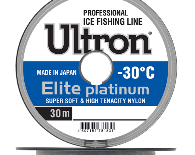 Леска Ultron Elite Platinum 0,16мм (3,1кг) 30м (серебристый) - изображение 1 
