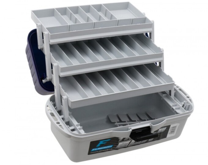 Ящик F-Fishing 3-х полочный (съемные перегородки, 450х225х240мм) - изображение 1