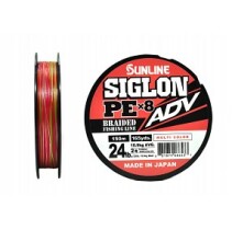 Плетеный шнур Sunline SIGLON ADV x8 Multi Color 150m #2.0/24lb (0.242mm)
