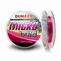 Шнур плетёный Dunaev MICRO PE*4 PinkColor 100м #0,3