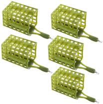 Кормушка ЛИМАН Feeder КВАДРАТ СЕТКА с дном 50гр. (крылья, смещенный центр, вертлюг)