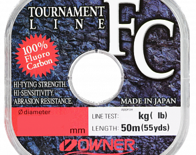 Леска Owner Tournament FC 50м 0,18мм - изображение 1 