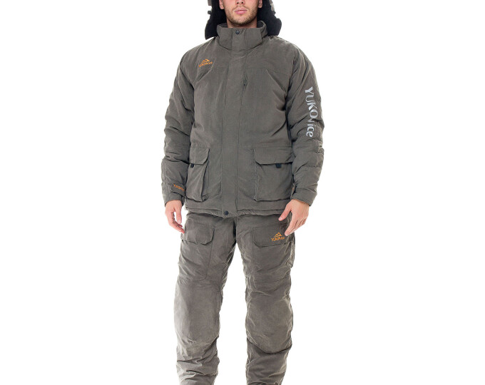 Костюм зимний «YUKON ICE» (ткань Finlandia, цвет Хаки) р.52-54 рост 182-188 - изображение 1 