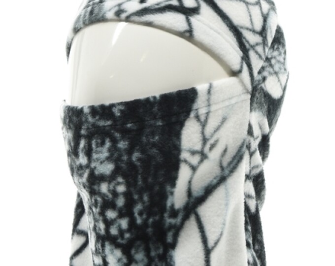 Балаклава Hunt’sMan (флис, 180гр/м., б/р, цвет белый лес) - изображение 1