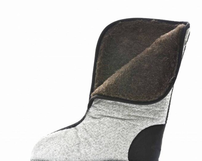 Nordman Quaddro сапоги утепл. вкладышем из меха. с манж.шипов. Оливковый/черный.р.45 (-50) - изображение 2