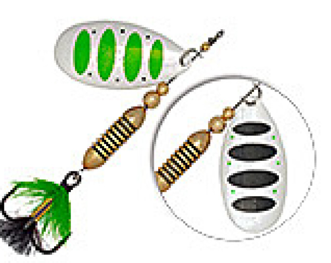 Блесна Pontoon 21 «AV Type A» #1,0 (вес 4,3гр., длина лепестка 22,6мм) цвет PD72-042 - изображение 1 