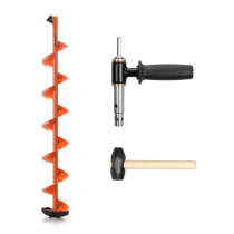 Комплект под мотобур (шнек MOTORSHTORM 150R + адаптер АШ-25У + молоточек)