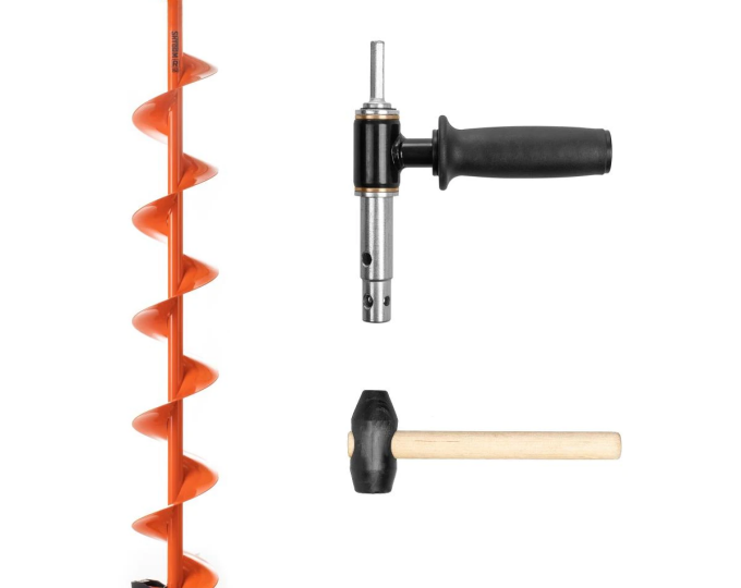 Комплект под мотобур (шнек MOTORSHTORM 150R + адаптер АШ-25У + молоточек) - изображение 1 