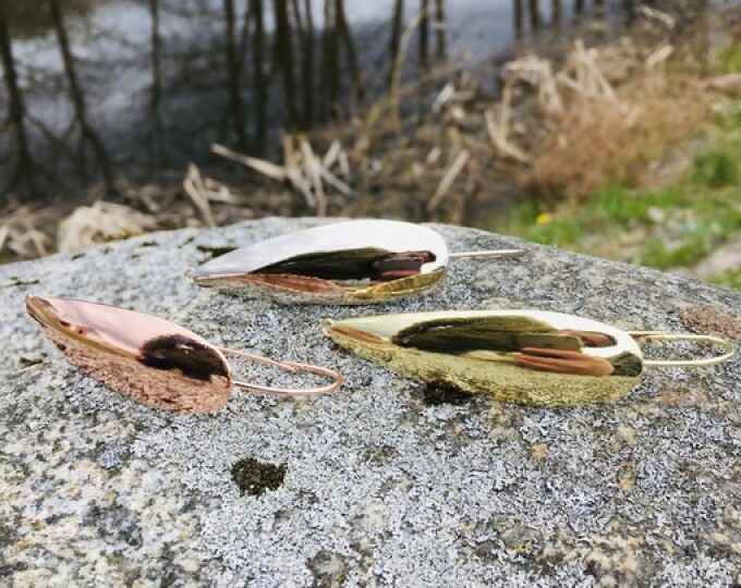 Блесна незацепляйка «Перо малое» 8гр. (латунь) - изображение 1 