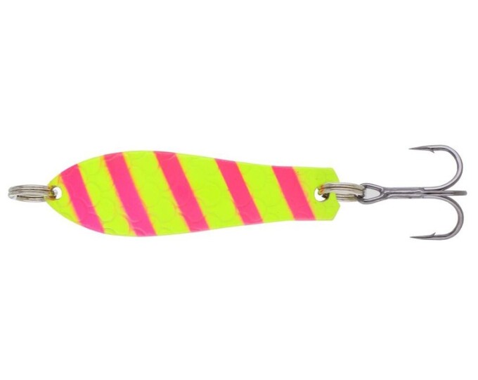 Блесна Kuusamo Professor 4 50/8 «Stream Runner» цвет Pink/FYe-B, UV - изображение 1 
