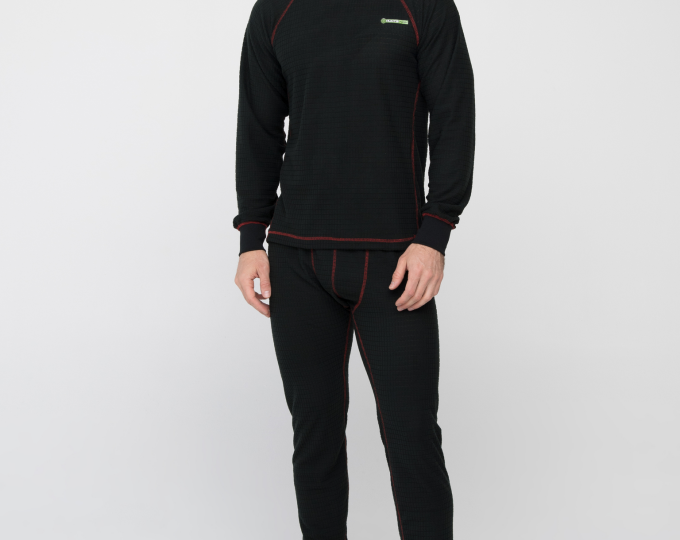 Термобелье Hunt’sMan «Thermoline» р.56-58/182-188 (XXL) (Флис, цвет Чёрный) - изображение 1