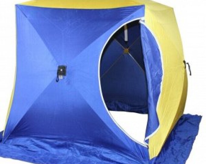 Палатка СТЭК «КУБ — 2» «БАЛЛИСТИК» (ткань оксфорд 160PU) (сторона 1,85м, h=1,85м, диагональ по низу - изображение 2