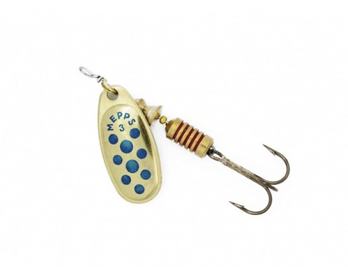 Блесна Mepps COMET PTS 3 Gold/Blue - изображение 1 