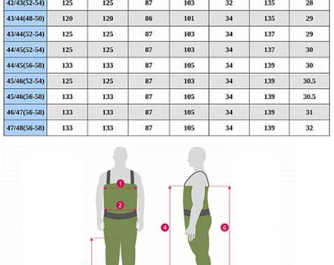 Вейдерсы из неопрена Nordman Neo Plus р.42/43 (52-54) цвет Камыш - изображение 2