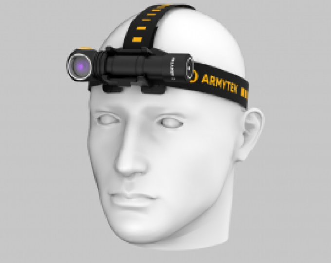 Фонарь Armytek Wizard C2 WUV / Белый и ультрафиолет / 1100 лм и 1595 мВт (400 нм) / TIR 70°:120° / 1×18650 (в комплекте) - изображение 1