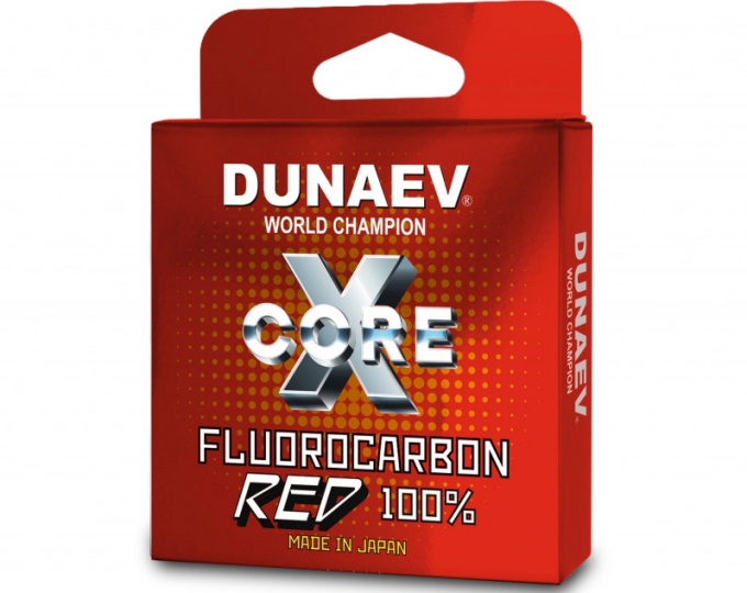 Леска DUNAEV Fluorocarbon RED 100м,  0,094мм - изображение 2
