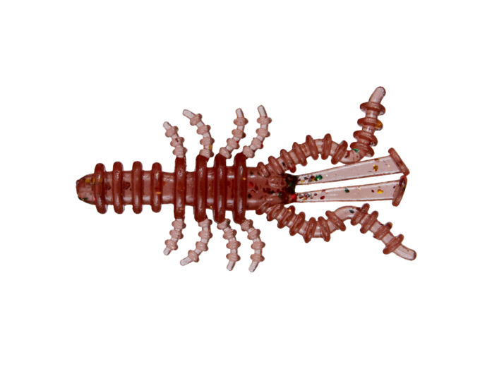 Силиконовая приманка Brown Perch «Moussy» (длина 40мм, вес 0,1гр.) цвет 007 (9шт.) - изображение 1