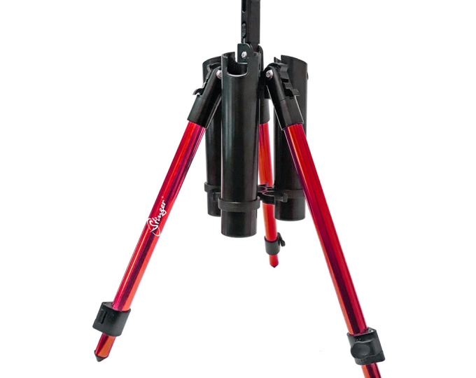 Стойка для 3-х удилищ переносная SACC-1005RD красн. - изображение 1 