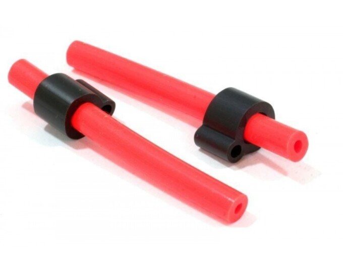 Сторожок силиконовый LF-012 (длина 12см, тест 20-25гр.) цвет красный - изображение 1 