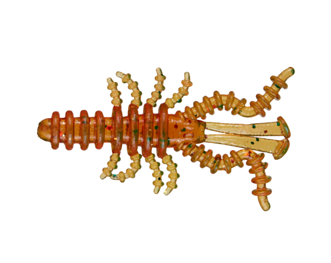 Силиконовая приманка Brown Perch «Moussy» (длина 40мм, вес 0,1гр.) цвет 011 (9шт.) - изображение 1