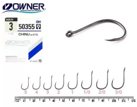 Крючок Owner (50355) «Chinu» w/EYE № 1/0 (7шт.)