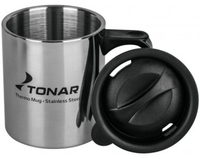 Термокружка TONAR 350мл (пластиковая крышка) - изображение 1 