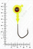 Джиг крашеный ШАР 16гр. (крючок VD-079 №3/0) (3шт.) цвет 02 (желтый) - изображение 3