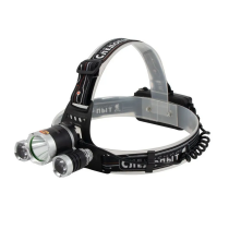 Фонарь налобный «СИБИРСКИЙ СЛЕДОПЫТ — Fisher» (1 LED WARM + 2 LED UV,  аккум. 220В)