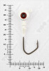 Джиг крашеный ШАР 10гр. (крючок VD-079 №2/0) (3шт.) цвет 05 (белый) - изображение 3