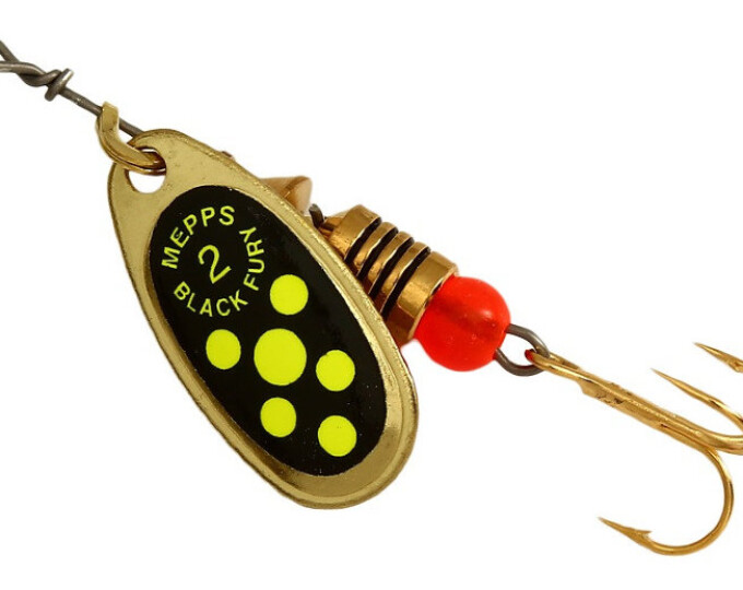 Блесна Mepps BLACK FURY 1 Silver/Chartreuse (в блистере) - изображение 2