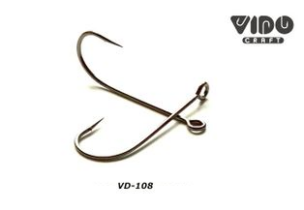 Крючки Round Bent Worm (VD-108) (BLN) №2/0 (3шт.)