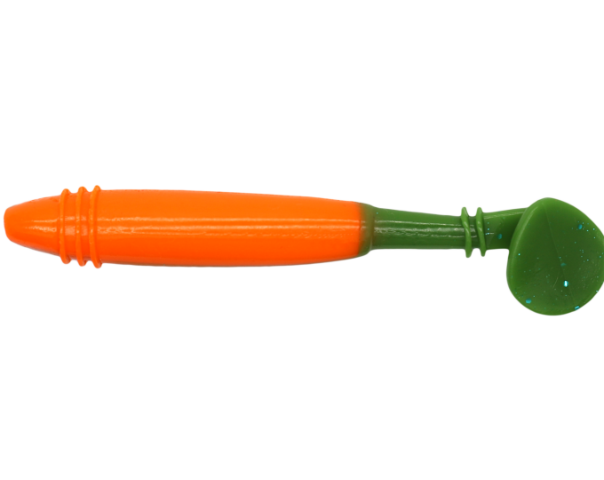 Силиконовая приманка Brown Perch «Dominator» (длина 110мм, вес 9,3гр.) цвет 102 (3шт.) - изображение 1 