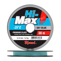 Леска Momoi Hi-Max Sky Blue 0,14мм (2,1кг) 30м (голубой)