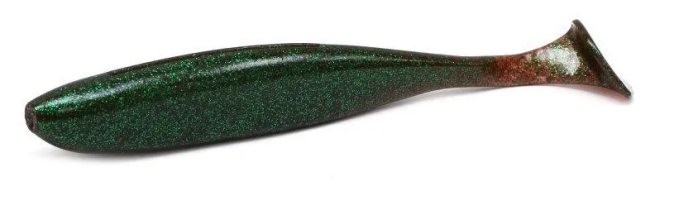 Приманка силиконовая Keitech Easy Shiner 4″ #302 Plum Green FLK.