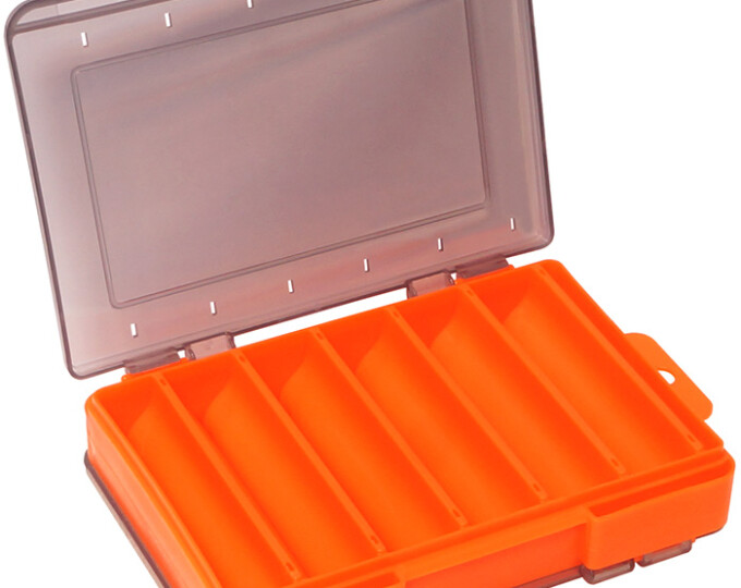 Коробка Kosadaka TB-S31E для воблеров, двусторонняя (140х105х30мм) Orange - изображение 2