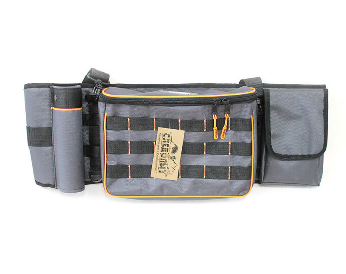 Сумка Следопыт рыбол. поясная  Fishing Belt Bag. 74*22*10см, цв.серый + 2 коробки Luno 20 - изображение 1 
