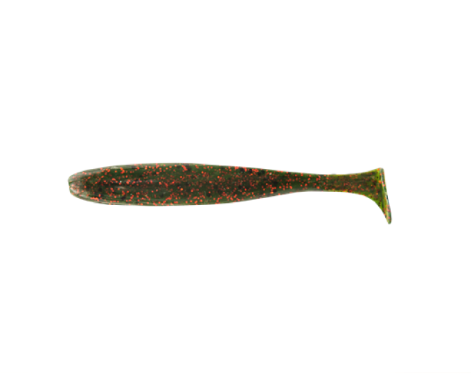 Приманка съедобная ALLVEGA «Blade Shad» 10см 5г (5шт.) цвет green pumpkin red flake - изображение 1 