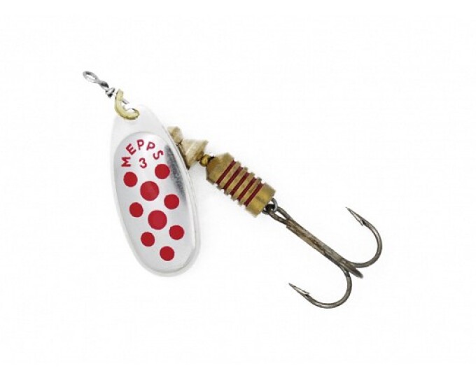 Блесна Mepps COMET PTS 3 Silver/Red - изображение 1 