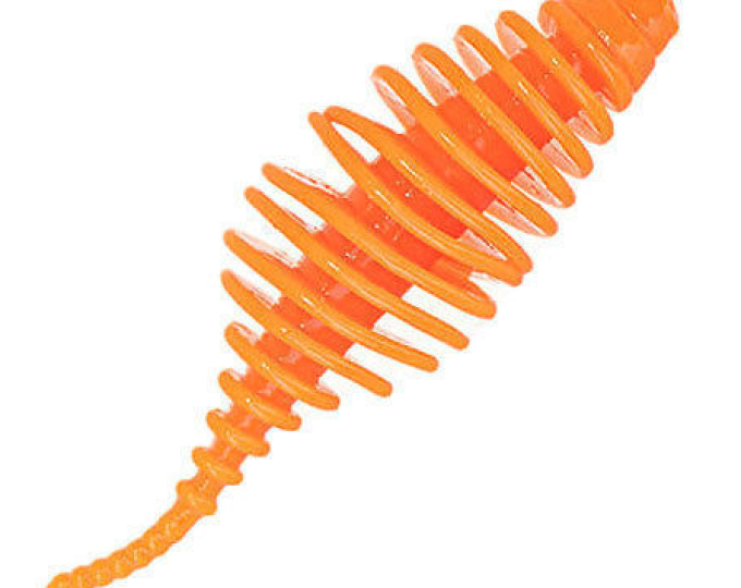 Приманка форелевая DUNAEV DT-POLLYWOG 50мм-6шт, цвет 201 оранжевый - изображение 1 